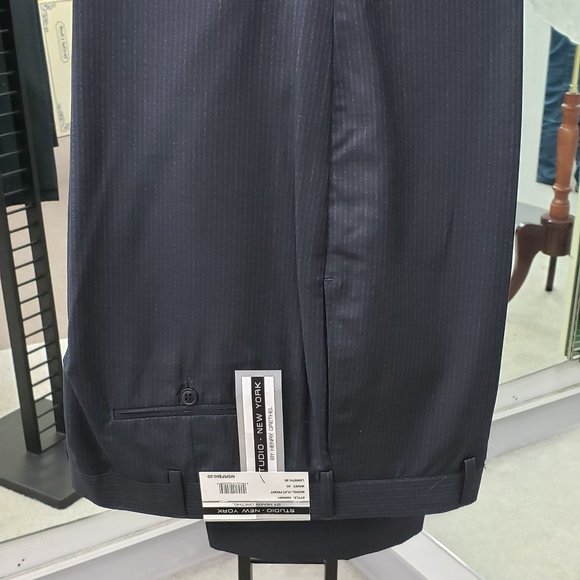 Studio New York Black Striped Trousers - Picture 2 of 4